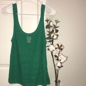Crochet knit tank